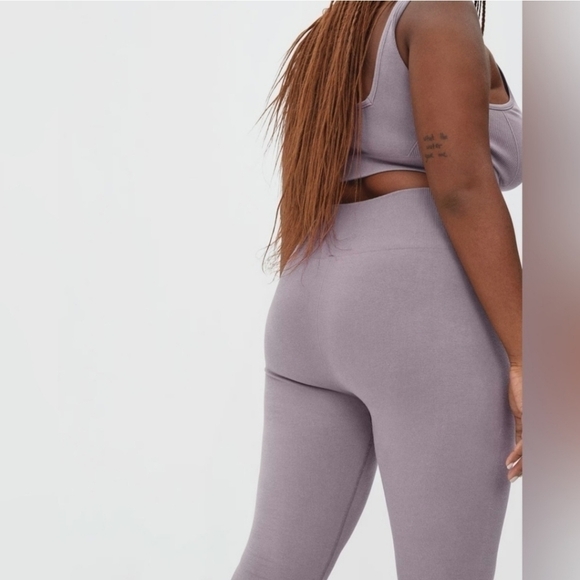 NWT Everlane Women Ribbed Seamless Legging Size M/L - Picture 2 of 8